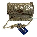 BOLSITO DE VESTIR ANIMAL PRINT DORADO | AL241 | BOLSACS - Tu Tienda Online de Marroquinería, Viaje y Complementos