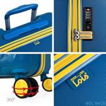 TROLLEY GRANDE GRABADO ZION DE LOIS AZUL | 171.170-01 | BOLSACS - Tu Tienda Online de Marroquinería, Viaje y Complementos
