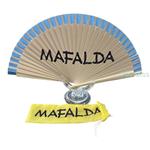 ABANICO DE MADERA MAFALDA | M24-8052 | BOLSACS - Tu Tienda Online de Marroquinería, Viaje y Complementos