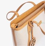 BOLSO SHOPPER EN LONA Y POLIPIEL MATTIES | 0002114112 | BOLSACS - Tu Tienda Online de Marroquinería, Viaje y Complementos