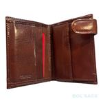 CARTERA DE HOMBRE VERTICAL CON CIERRE PETUSCO MARRON | 9492 | BOLSACS - Tu Tienda Online de Marroquinería, Viaje y Complementos