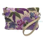 BOLSO DE MANO Y BANDOLERA DE RAFIA MOTIVOS FLORALES | 660161 | BOLSACS - Tu Tienda Online de Marroquinería, Viaje y Complementos