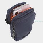 Mini bandolera para hombre en lona impermeable Lois | Ligera, compacta y perfecta para llevar el móvil