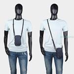 Mini bandolera para hombre en lona impermeable Lois | Ligera, compacta y perfecta para llevar el móvil