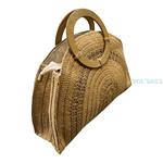 BOLSO DE MUJER EN RAFIA ASA Y BANDOLERA | 660251 | BOLSACS - Tu Tienda Online de Marroquinería, Viaje y Complementos