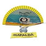 ABANICO DE MADERA MAFALDA | M24-8052 | BOLSACS - Tu Tienda Online de Marroquinería, Viaje y Complementos