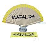 ABANICO DE MADERA MAFALDA | M24-8052 | BOLSACS - Tu Tienda Online de Marroquinería, Viaje y Complementos