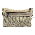 BOLSO DE MANO Y BANDOLERA DE RAFIA MOTIVOS FLORALES | 660161 | BOLSACS - Tu Tienda Online de Marroquinería, Viaje y Complementos