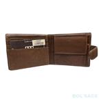 CARTERA HOMBRE AMERICANA CIERRE BOTON Y MONEDERO MATTIES | 0001541580 | BOLSACS - Tu Tienda Online de Marroquinería, Viaje y Complementos