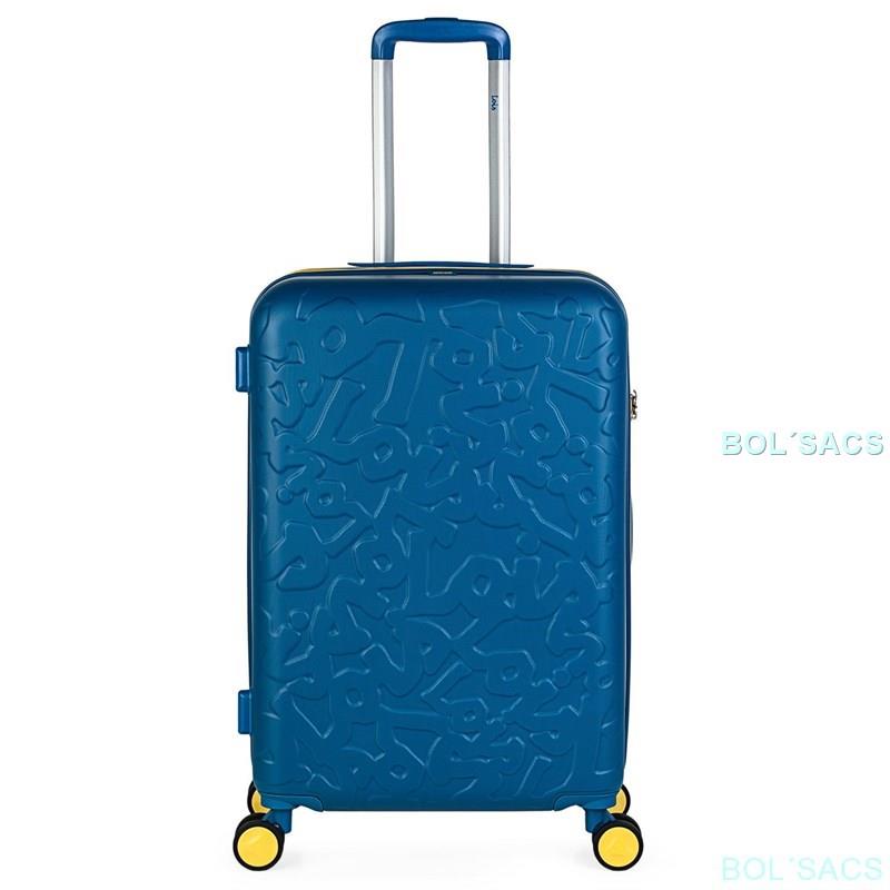 MALETA TROLLEY MEDIANO ZION DE LOIS AZUL | 171.160-01 | BOLSACS - Tu Tienda Online de Marroquinería, Viaje y Complementos