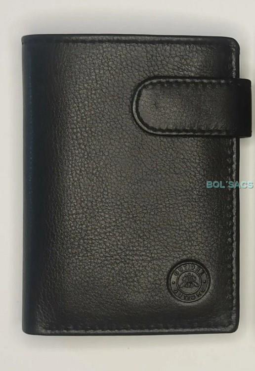 Cartera vertical de hombre GUTIORE en piel con RFID y monedero