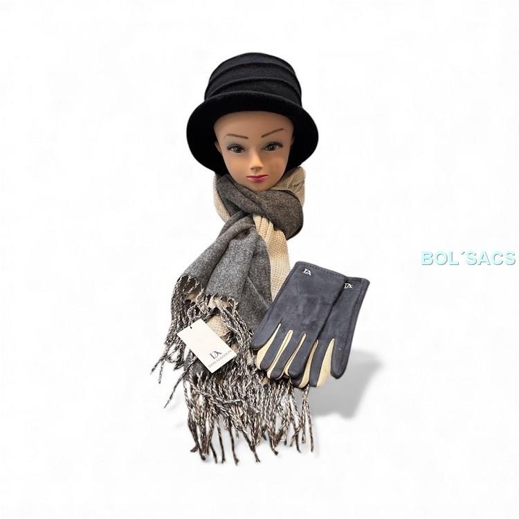 Pack bufanda y guantes para mujer Don Algodón | Suaves, cálidos y perfectos para invierno o regalo