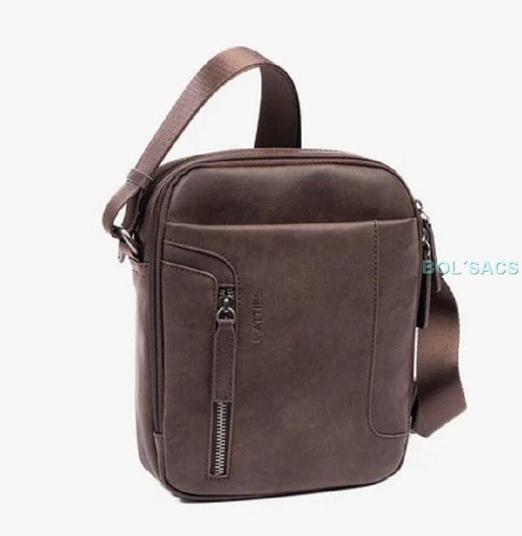 Bandolera hombre marrón MATTIES juvenil