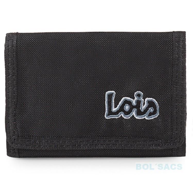 CARTERA DE HOMBRE EN LONA LOIS NEGRA | 314701-01 | BOLSACS - Tu Tienda Online de Marroquinería, Viaje y Complementos