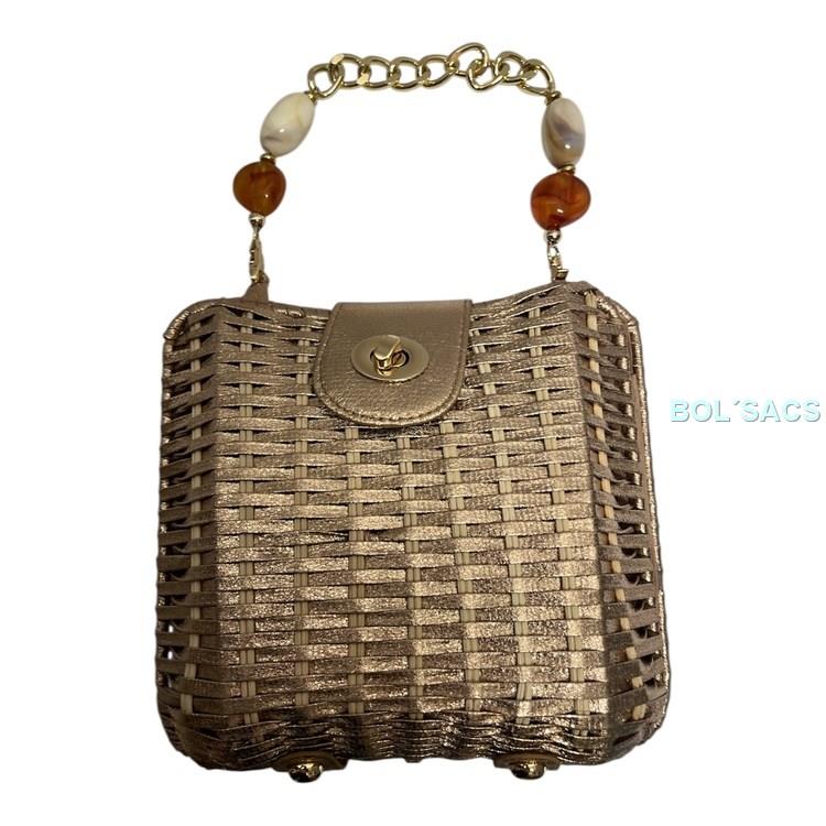 BOLSO PEQUEÑO POLIPIEL TRENZADO | 660241 | BOLSACS - Tu Tienda Online de Marroquinería, Viaje y Complementos