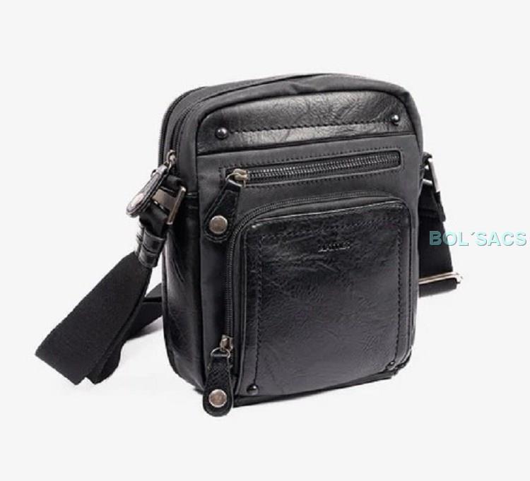 Bolso bandolera de hombre Matties en polipiel | Uso diario