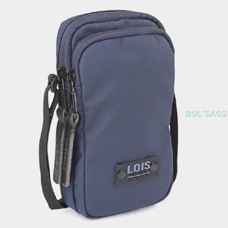 Mini bandolera para hombre en lona impermeable Lois | Ligera, compacta y perfecta para llevar el móvil