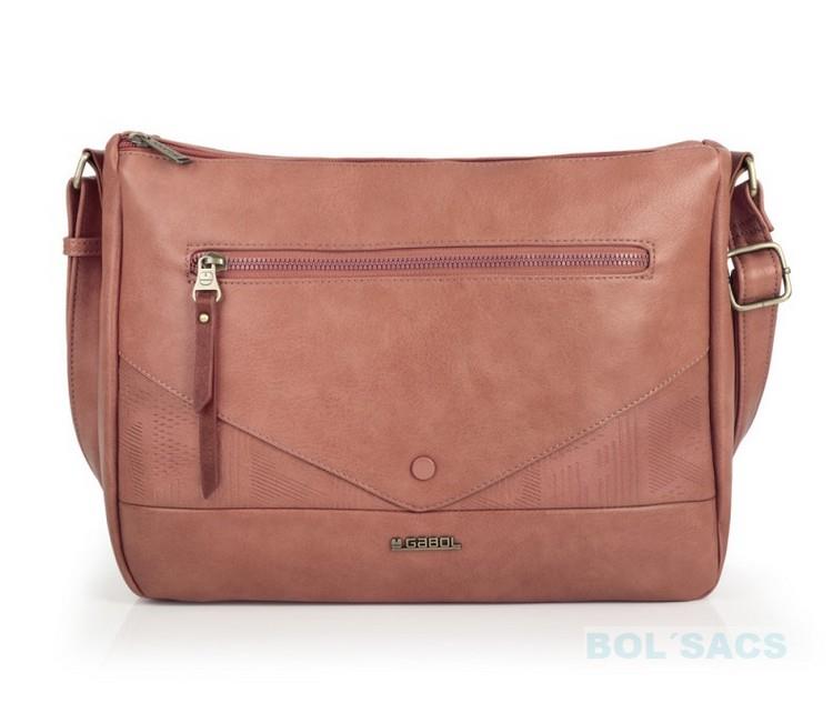 BOLSO BANDOLERA MUJER 2 COMPARTIMENTOS LIS DE GABOL | 601514036 | BOLSACS - Tu Tienda Online de Marroquinería, Viaje y Complementos