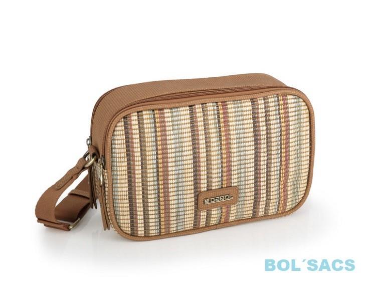 BOLSO BANDOLERA MUJER RAFIA SINTETICA GABOL | 605208002 | BOLSACS - Tu Tienda Online de Marroquinería, Viaje y Complementos