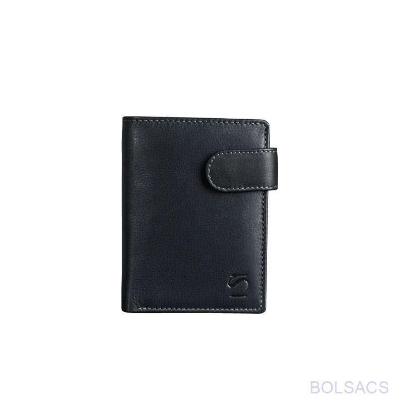 CARTERA DE HOMBRE  MONEDERO EXTERIOR  NEGRA | 0001507520 | BOLSACS - Tu Tienda Online de Marroquinería, Viaje y Complementos