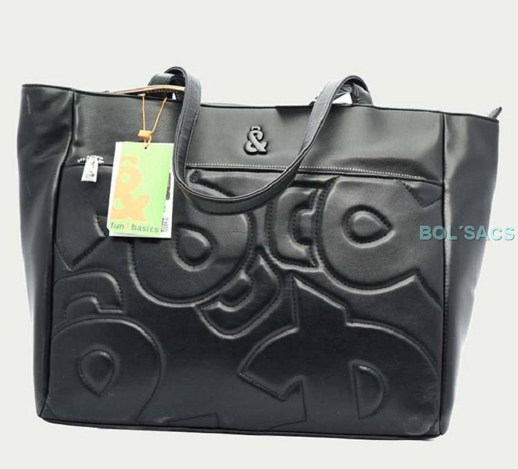 BOLSO SHOPPER DE MUJER FUN & BASICS | FB0029 | BOLSACS - Tu Tienda Online de Marroquinería, Viaje y Complementos