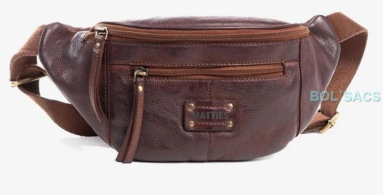 RIÑONERA EN PIEL MATTIES ANTIC | 0004014780 | BOLSACS - Tu Tienda Online de Marroquinería, Viaje y Complementos
