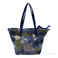 BOLSO SHOPPER  DE MUJER CON BORDADOS Y LENTEJUELAS | 660241 | BOLSACS - Tu Tienda Online de Marroquinería, Viaje y Complementos