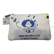 MONEDERO GRANDE MAFALDA CON FRASE | M23-4648MA | BOLSACS - Tu Tienda Online de Marroquinería, Viaje y Complementos