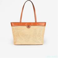 BOLSO SHOPPER DE MUJER RAFIA/POLIPIEL | 00001723 | BOLSACS - Tu Tienda Online de Marroquinería, Viaje y Complementos