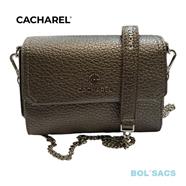 BOLSITO CACHAREL BANDOLERA CON SOLAPA ACERO | LB252306-14 | BOLSACS - Tu Tienda Online de Marroquinería, Viaje y Complementos