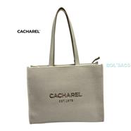 BOLSO SHOPPER LONA/POLIPIEL CACHAREL | CA251000-3 | BOLSACS - Tu Tienda Online de Marroquinería, Viaje y Complementos