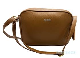 BOLSO BANDOLERA DE MUJER AMICHI EN PIEL CAMEL | 3014 | BOLSACS - Tu Tienda Online de Marroquinería, Viaje y Complementos