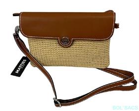 BOLSO DE MANO Y BANDOLERA RAFIA DE MATTIES | 00001722 | BOLSACS - Tu Tienda Online de Marroquinería, Viaje y Complementos