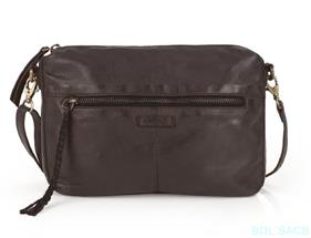 BANDOLERA PEQUEÑA DELHI EN PIEL LAVADA | 700200002 | BOLSACS - Tu Tienda Online de Marroquinería, Viaje y Complementos