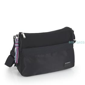 BOLSO BANDOLERA MUJER AROA NEGRO | 604114001 | BOLSACS - Tu Tienda Online de Marroquinería, Viaje y Complementos