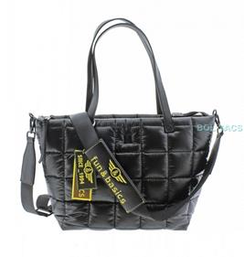 Bolso shopper para mujer en polipiel negro Fun & Basics | FB0021 | BOLSACS - Tu Tienda Online de Marroquinería, Viaje y Complementos