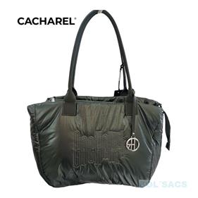 SHOPPER ACOLCHADO-METALIZADO VERDE CACHAREL | CH22243 | BOLSACS - Tu Tienda Online de Marroquinería, Viaje y Complementos