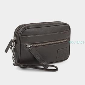Bolso de mano para hombre en piel marrón Lois | 305985-02 | BOLSACS - Tu Tienda Online de Marroquinería, Viaje y Complementos