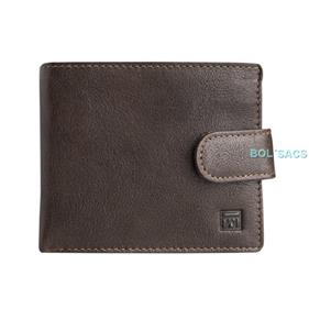 CARTERA HOMBRE AMERICANA CIERRE BOTON | 0001501180