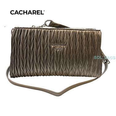 BOLSO MUJER PLISADO DE CACHAREL | CS252076-15 | BOLSACS - Tu Tienda Online de Marroquinería, Viaje y Complementos