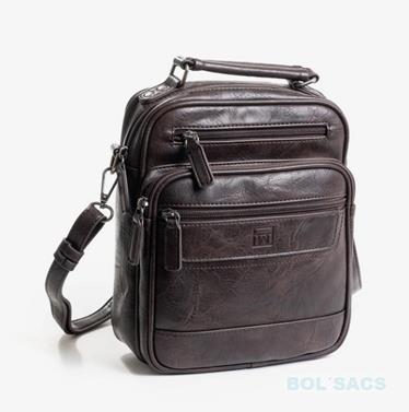 BOLSO BANDOLERA  DE HOMBRE MATTIES CON ASA DE MANO | 00040120 | BOLSACS - Tu Tienda Online de Marroquinería, Viaje y Complementos