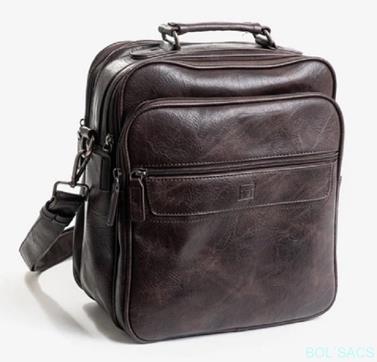 BOLSO BANDOLERA DE HOMBRE MULTIBOLSILLOS MATTIES | 00040121 | BOLSACS - Tu Tienda Online de Marroquinería, Viaje y Complementos