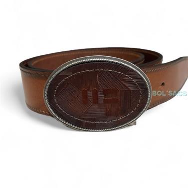 CINTURON SPORT CON HEBILLA DE CHAPON MIGUEL BELLIDO | 4340 | BOLSACS - Tu Tienda Online de Marroquinería, Viaje y Complementos