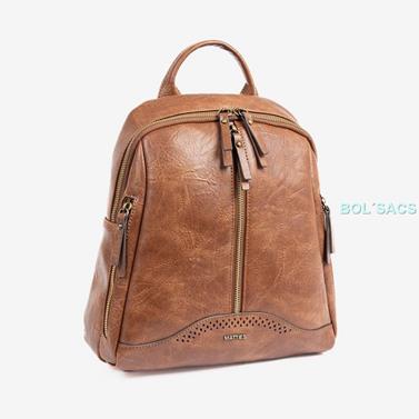 Mochila casual de mujer Savana en polipiel MATTIES | 00020978 | BOLSACS - Tu Tienda Online de Marroquinería, Viaje y Complementos