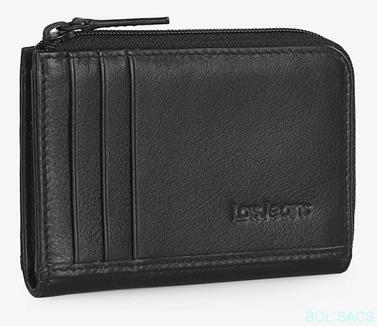 MONEDERO TARJETERO LOIS DE HOMBRE NEGRO | 205244-01 | BOLSACS - Tu Tienda Online de Marroquinería, Viaje y Complementos