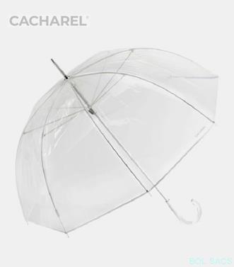 PARAGUAS DE BASTON TRANSPARENTE DE CACHAREL | 460CA | BOLSACS - Tu Tienda Online de Marroquinería, Viaje y Complementos