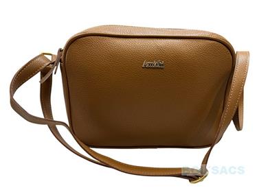 BOLSO BANDOLERA DE MUJER AMICHI EN PIEL CAMEL | 3014 | BOLSACS - Tu Tienda Online de Marroquinería, Viaje y Complementos