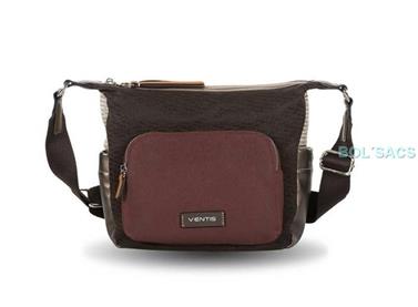 BOLSO BANDOLERA MUJER DOBLE DEPARTAMENTO VENTIS | 253130 | BOLSACS - Tu Tienda Online de Marroquinería, Viaje y Complementos