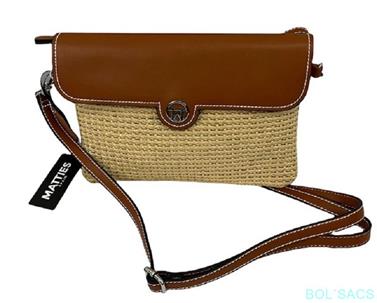 BOLSO DE MANO Y BANDOLERA RAFIA DE MATTIES | 00001722 | BOLSACS - Tu Tienda Online de Marroquinería, Viaje y Complementos
