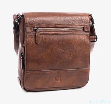 BOLSO BANDOLERA SOLAPA DE HOMBRE MATTIES | 00040102 | BOLSACS - Tu Tienda Online de Marroquinería, Viaje y Complementos